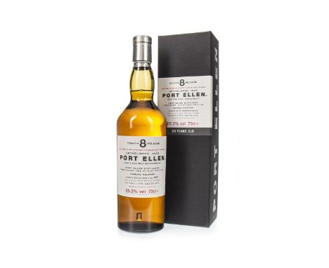 PORT ELLEN 1978 8TH RELEASE AGED 29 YEARS Single Malt Scotch Whisky. Bottled 2008, bottle no. 4897 of 6618. 70cl, 55.3% volum