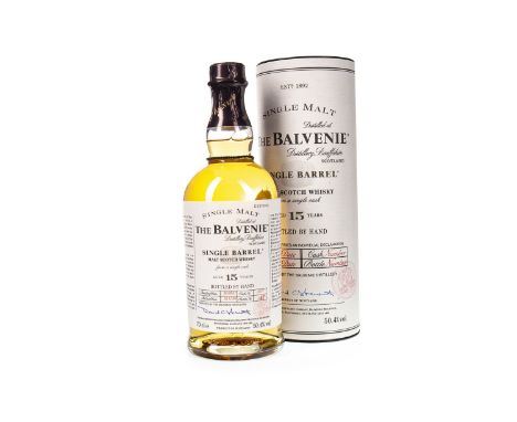 BALVENIE 1984 SINGLE BARREL AGED 15 YEARS OLD Single Malt Scotch Whisky Distilled 19 November 1984, matured in cask no. 5511,