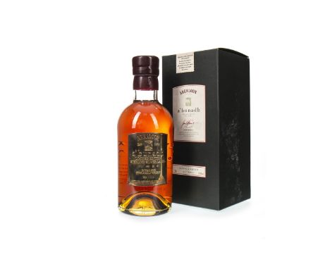ABERLOUR A'BUNADH STERLING SILVER AGED 12 YEARS Single Malt Scotch Whisky. Bottle no. 223. 70cl, 58.7% volume, in sack and ca