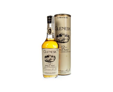 GLENESK 12 YEARS OLD Single Malt Scotch Whisky 75cl, 40% volume, in tube.Condition Reports:A condition report on this lot is 