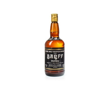 BANFF 1964 CADENHEAD'S 15 YEARS OLD Single Malt Scotch Whisky Distilled February 1964, bottled March 1979. 75cl, 45.7% volume