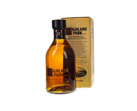 HIGHLAND PARK 12 YEARS OLD 26 2/3 FL.OZ Single Malt Scotch Whisky 26 2/3 fl.oz (75cl), 70° proof, in carton. Condition Report