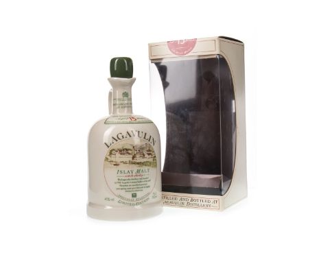 LAGAVULIN WHITE HORSE DECANTER AGED 15 YEARS Single Malt Scotch Whisky 75cl, 45% volume, in carton.Condition Reports:A condit