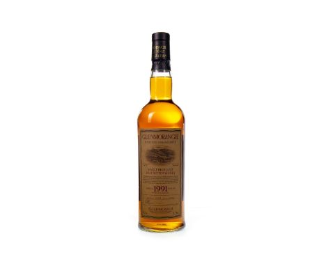 GLENMORANGIE 1991 MISSOURI OAK RESERVE Single Malt Scotch Whisky Bottle no. 448 of 1000. 70cl, 55.7% volume. Condition Report