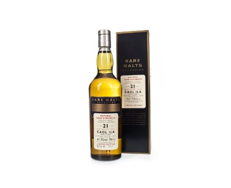 CAOL ILA 1975 RARE MALTS AGED 21 YEARS Single Malt Scotch Whisky Bottled April 1997, bottle no. 5765. 70cl, 61.3% volume, in 