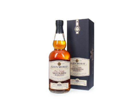 GLEN MORAY 1978 RARE VINTAGE Single Malt Scotch Whisky Finished in Valllee Du Rhone wine casks for over two years. 70cl, 46% 