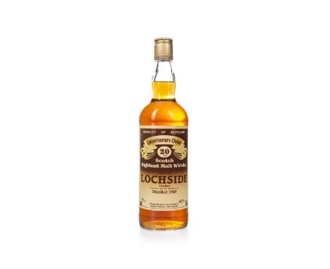 LOCHSIDE 1965 CONNOISSEURS CHOICE 20 YEARS OLD Single Malt Scotch Whisky 75cl, 40% volume.Condition Reports:A condition repor