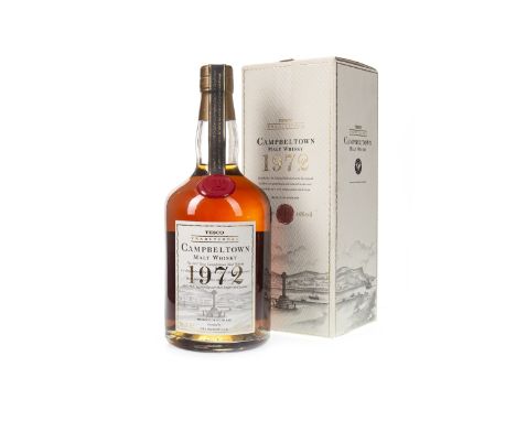 CAMPBELTOWN (SPRINGBANK) 1972 TESCO BOTTLING Single Malt Scotch Whisky Bottled for Tesco, bottle no. 2743. 70cl, 46% volume, 