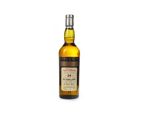 CLYNELISH 1972 RARE MALTS AGED 24 YEARS Single Malt Scotch Whisky Bottled September 1997, bottle no. 2016. 70cl, 61.3% volume