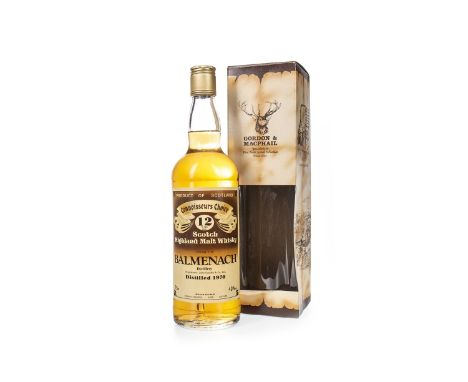 BALMENACH 1970 CONNOISSEURS CHOICE 12 YEARS OLD Single Malt Scotch Whisky 75cl, 40% volume, in carton.Condition Reports:A con