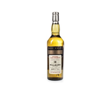 MILLBURN 1975 RARE MALTS AGED 18 YEARS Single Malt Scotch Whisky 70cl, 58.9% volume.Condition Reports:A condition report on t