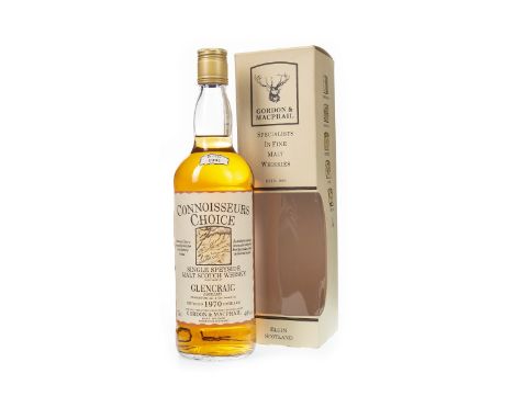 GLENCRAIG 1970 CONNOISSEURS CHOICE Single Malt Scotch Whisky Bottled 1991. 75cl, 40% volume, in carton. Condition Reports:A c