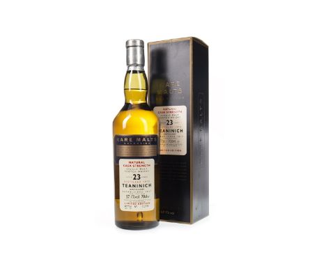 TEANINICH 1973 RARE MALTS AGED 23 YEARS Single Malt Scotch Whisky Bottled April 1997, bottle no. 1290. 70cl, 57.1% volume, in