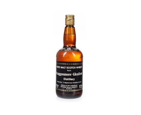 CRAGGANMORE-GLENLIVET CADENHEAD'S 18 YEARS OLD Single Malt Scotch Whisky Distilled February 1961, bottled June 1979. 75cl, 45