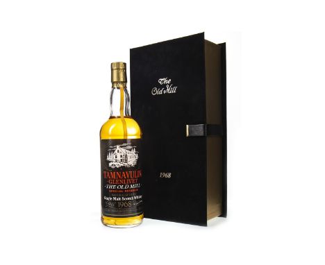 TAMNAVULIN-GLENLIVET 1968 THE OLD MILL Single Malt Scotch Whisky Distilled June 1968, matured in cask no. 2528-2531, one of 1