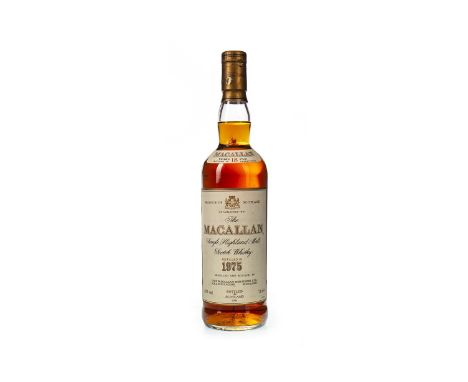 MACALLAN 1975 18 YEARS OLD Single Malt Scotch Whisky Matured in sherry wood, bottled 1994. 70cl, 43% volume.Condition Reports