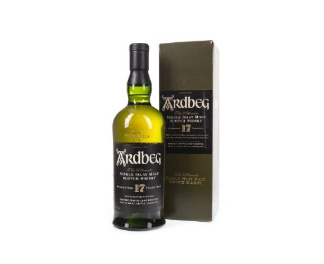 ARDBEG 17 YEARS OLD Single Malt Scotch Whisky 70cl, 40% volume, in carton. Condition Reports:A condition report on this lot i