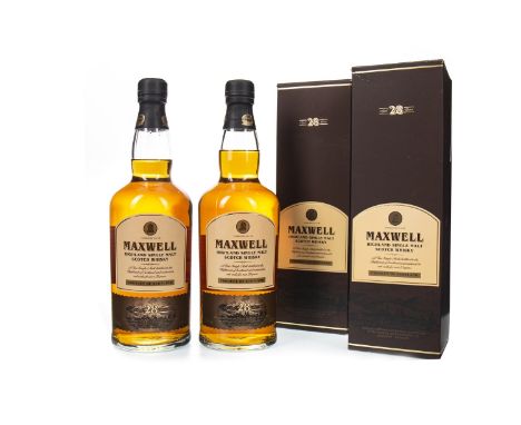 MAXWELL 1982 AGED 28 YEARS (2) Single Malt Scotch Whisky 3,600 bottles produced. 70cl, 40% volume, in carton. Two bottles.Con