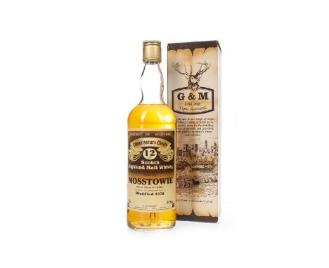 MOSSTOWIE 1970 CONNOISSEURS CHOICE 12 YEARS OLD Single Malt Scotch Whisky 75cl, 40% volume, in carton. Condition Reports:A co