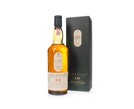 LAGAVULIN AGED 16 YEARS WHITE HORSE DISTILLERS Single Malt Scotch Whisky 70cl, 43% volume, in carton. Condition Reports:A con