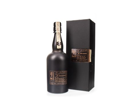 KNOCKDHU 21 YEARS OLD Single Malt Scotch Whisky 70cl, 57.5% volume, in box.Condition Reports:A condition report on this lot i