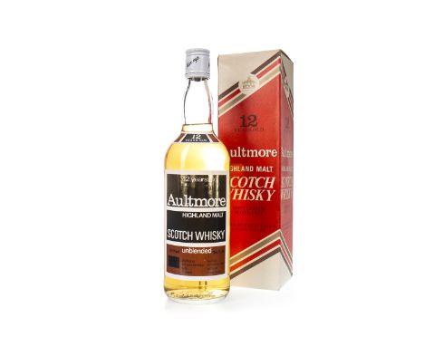 AULTMORE 12 YEARS OLD 26 2/3 FL.OZ Single Malt Scotch Whisky 26 2/3 fl.oz, 70° proof, in carton.Condition Reports:A condition