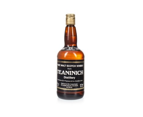TEANINICH 1957 CADENHEAD'S 22 YEARS OLD Single Malt Scotch Whisky Distilled May 1957, bottled June 1979. 75cl, 45.7% volume.C