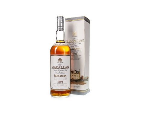 MACALLAN 1990 ELEGANCIA - ONE LITRE Single Malt Scotch Whisky Matured in Fino and Oloroso sherry casks, bottled 2002. One lit