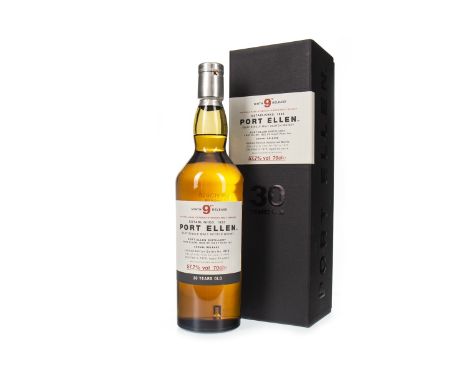 PORT ELLEN 1979 9TH RELEASE AGED 30 YEARS Single Malt Scotch Whisky Bottled 2009, bottle no. 4114 of 5916. 70cl, 57.7% volume