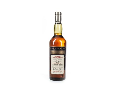 GLENURY ROYAL 1971 RARE MALTS AGED 23 YEARS Single Malt Scotch Whisky Bottle no. 2507. 70cl, 61.3% volume.Condition Reports:A