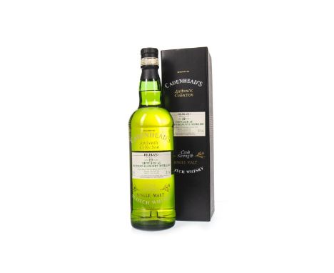 COLEBURN-GLENLIVET 1978 CADENHEAD'S AGED 19 YEARS Single Malt Scotch Whisky Distilled March 1978, bottled February 1998. 70cl