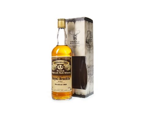 ROYAL BRACKLA 1969 CONNOISSEURS CHOICE 14 YEARS OLD Single Malt Scotch Whisky 75cl, 40% volume, in carton. Condition Reports: