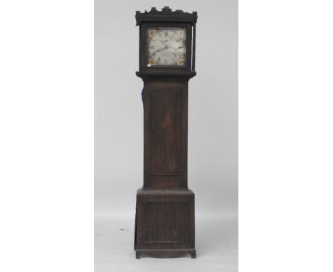 A 30 hour oak longcase clock, by John Harris, Wildenham