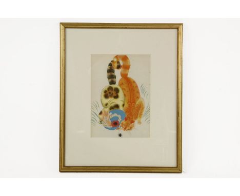 Kathleen Hale (British, 1898)ORLANDO THE MARMALADE CAT, 1950Lithograph printed in colours27 x 19.5cm, framed