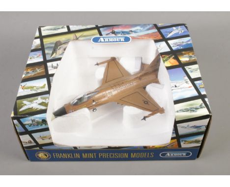 A boxed Franklin Mint Precision Models Armour Collection F16 Falcon U.S.A.F - The Bats. B11E088 1:48 scale.  