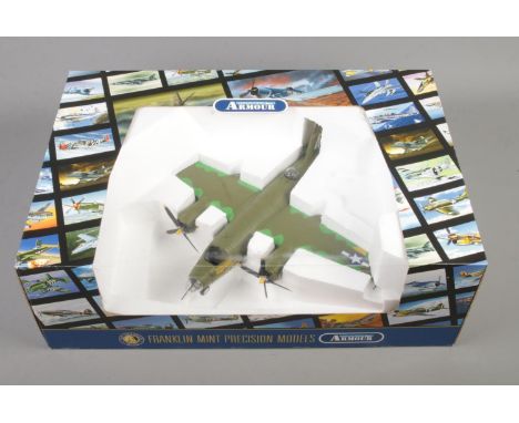 A boxed Franklin Mint Precision Model Armour Collection B-26 Marauder. 1:48 scale die-cast collector plane.  