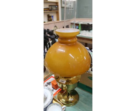 A brass Aladdin oil lamp (unused) 