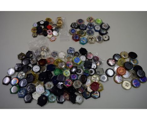 Swatch Watch: a quantity of Swatch movements.