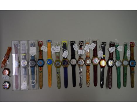 Swatch Watch: eighteen 1993 Swatch watches