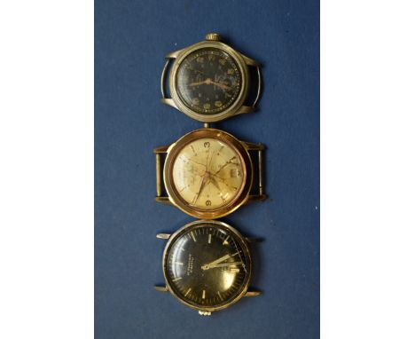 Three vintage gentleman's wristwatches, comprising a military style Kienzle; a James Walker Air Force Model A; and a Paul Buh