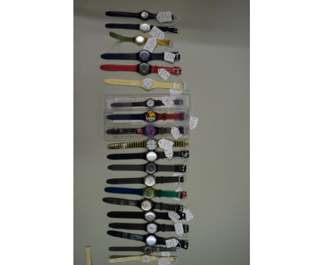 Swatch Watch: twenty 1987 Swatch watches. 