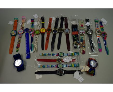 Swatch Watch: twenty one various 1993 Swatch Watches.