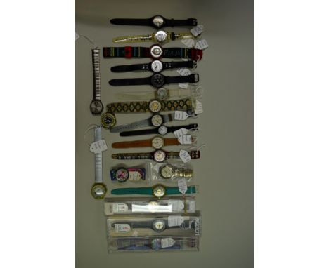 Swatch Watch: seventeen 1995 Swatch watches.