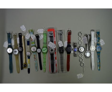 Swatch Watch: sixteen Swatch watches, comprising; seven 1998 and nine 1999.
