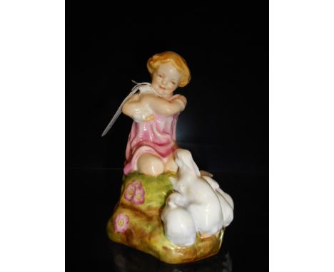 A Royal Worcester figure 'My Favourite' modelled by FG Doughty No 3014 