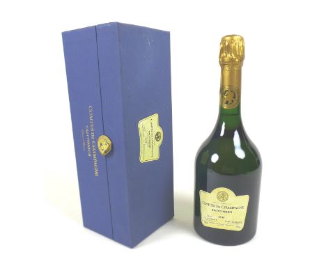 Vintage Champagne: a bottle of Comtes de Champagne, 1996, 750ml, 12% vol, in presentation case. 