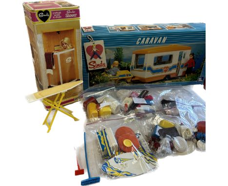 Large collection of vintage Sindy Dolls, furniture, horses, magazines etc 