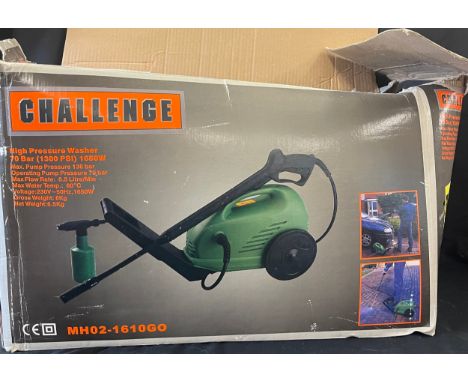 Challenge pressure washer, model MH02_1610GO, working order 