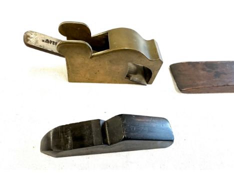 Vintage spirit lever and a  j buce flat steel wood plane 