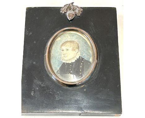 Victorian miniature portrait of a boy 